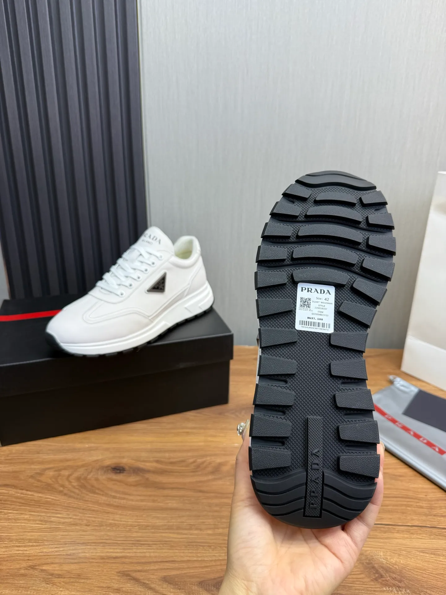 Factory price 640💰 [PRADA] Popular items in men's shoe counters, synchronized with the official website, 1 high-quality shipment ✔️Original cowhide + cowhide lining, 1🆚1 replica, original sole, 38-45 (45 customized, non-refundable)